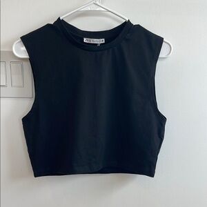 Zara Black Women's Crop Top